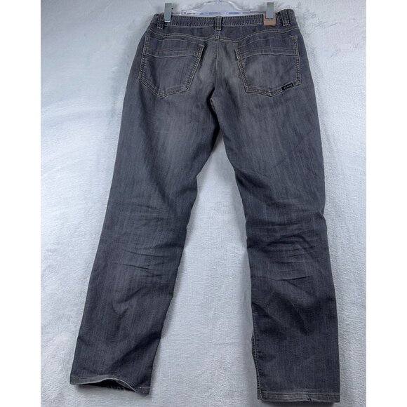 Prana Skinny Jeans Mens Size W32X32L Slim Fit Mid Rise Charcoal Wash Gray - Picture 2 of 13